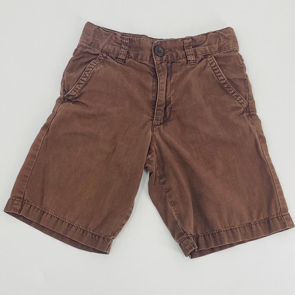 Old Navy Brown Twill Shorts - Size 5T - Adjustable Waist